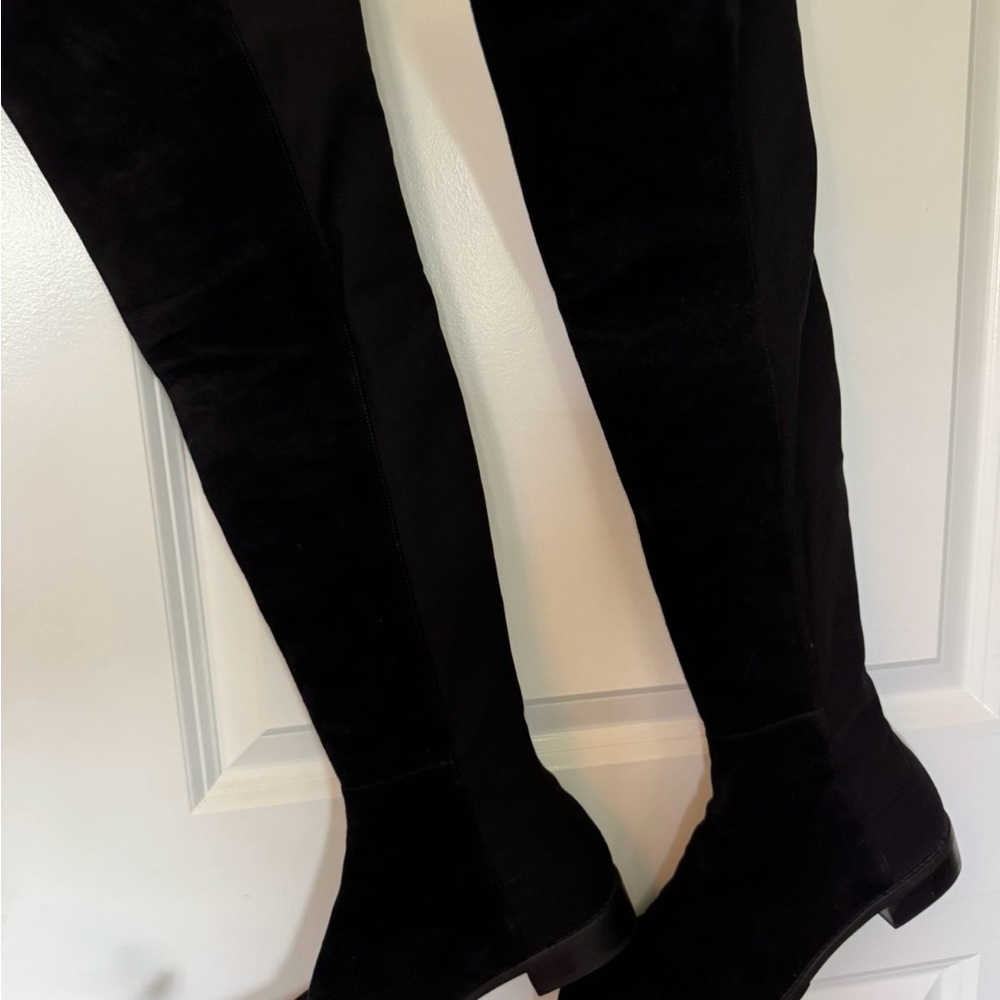 Stuart Weitzman Elegant Black Over-the-Knee Boots